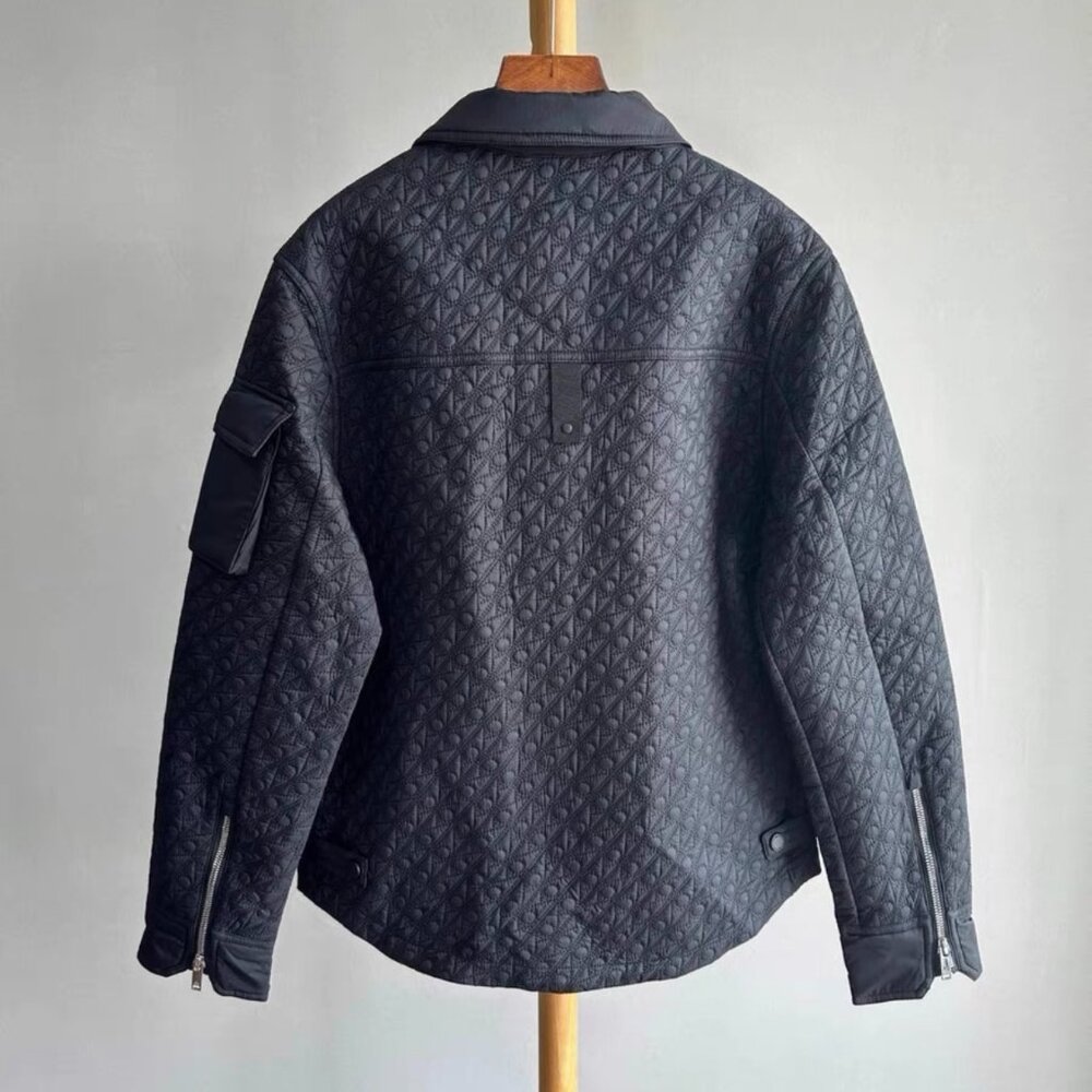 Moose Knuckles Charcoal Jacket with Fur Hood - Picture 2 of 5